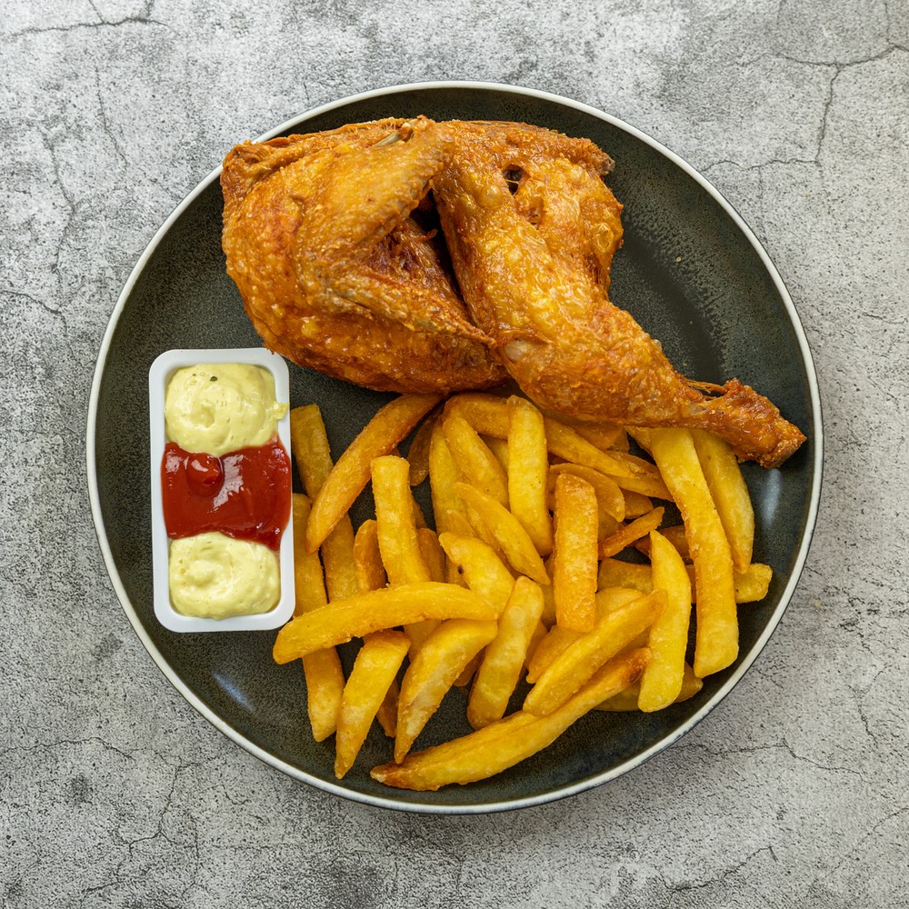 70. ½ grillkylling (425 gr.)